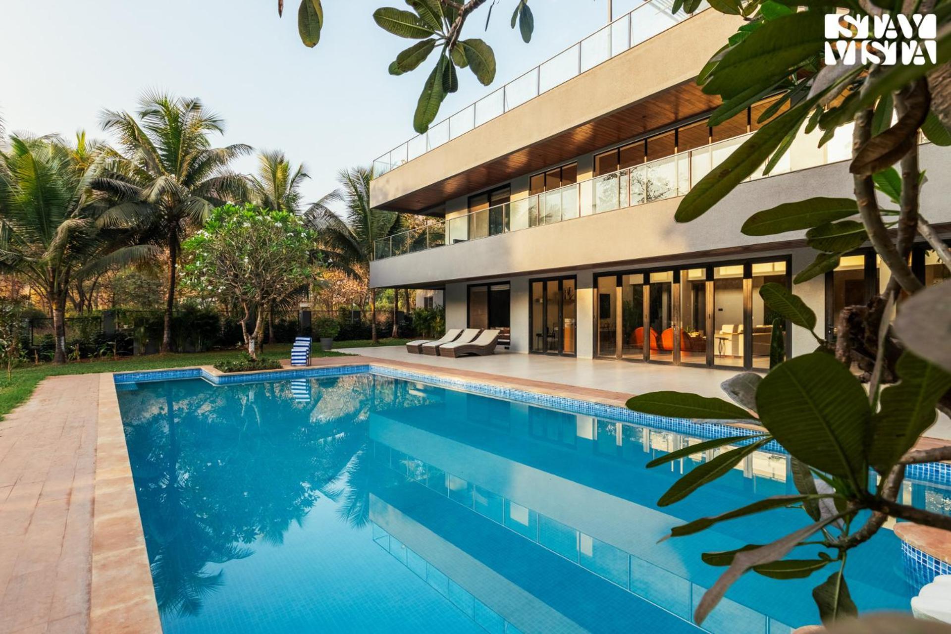 Reflection House By Stayvista With Pool, Terrace Bar, Indoor Games & Exquisite Interiors In A Nutshell Алибаг Экстерьер фото